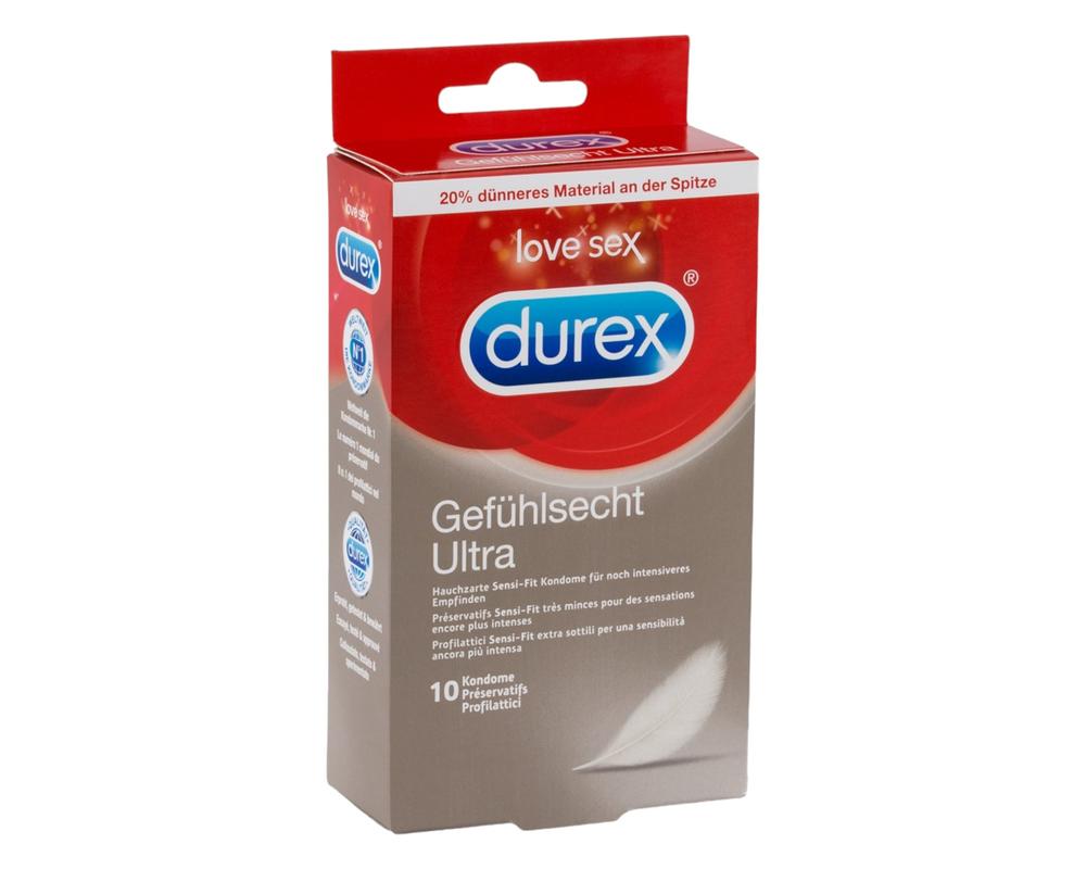 Durex Feel Ultra Thin - ultra élethű óvszer (10db)