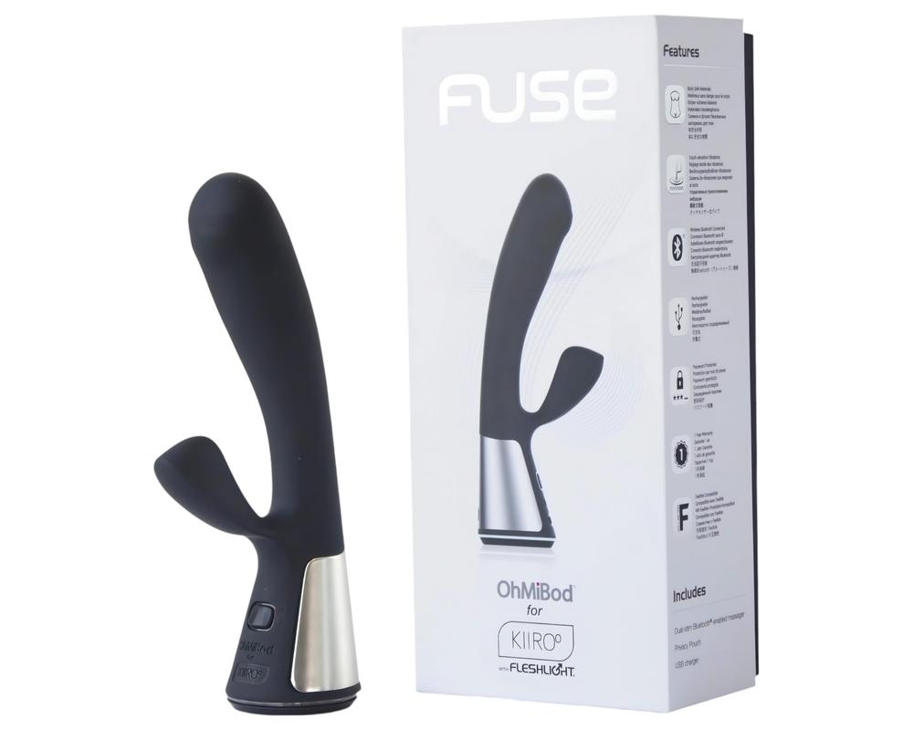  Fleshlight Ohmibod Kiiroo - okos csiklókaros vibrátor (fekete) akciós termékkép 1