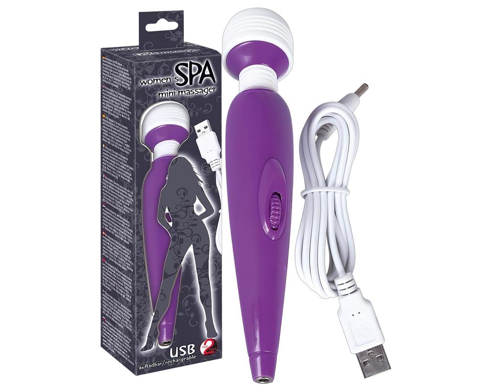 You2Toys - SPA Wand - akkus, masszírozó vibrátor (lila)