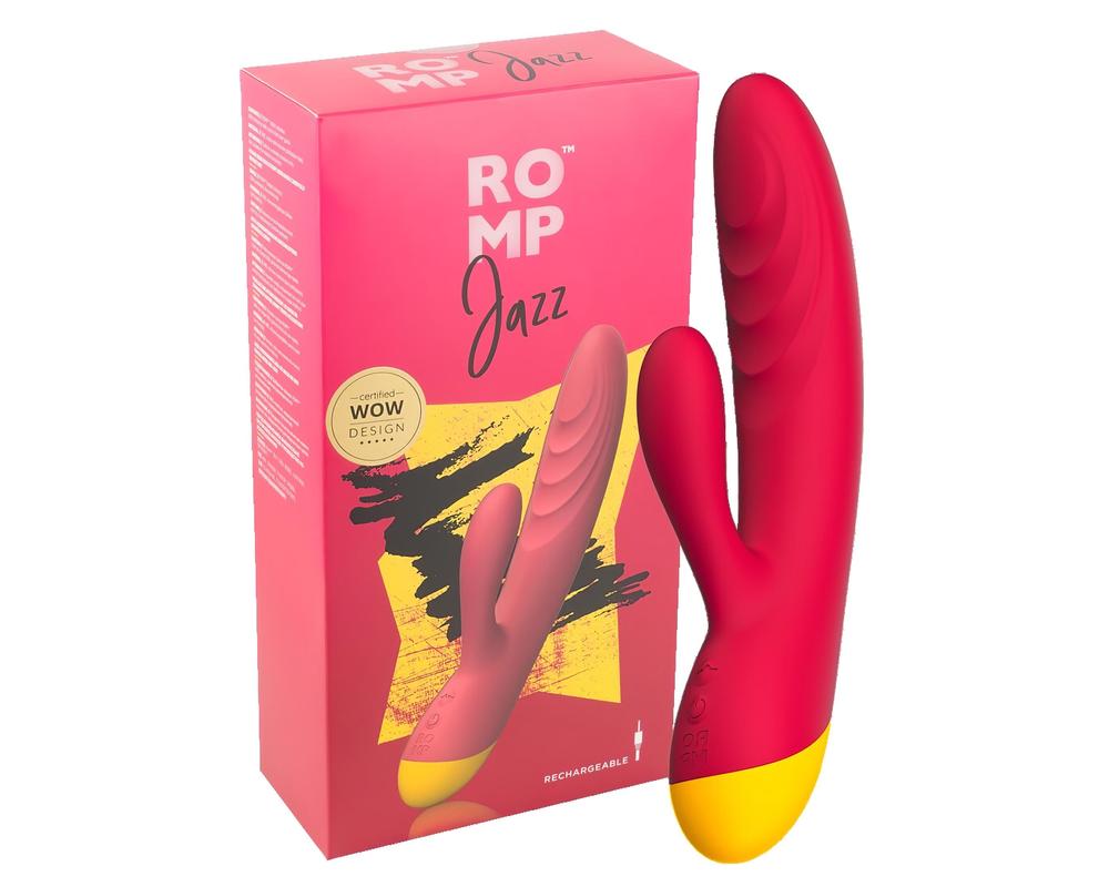  ROMP Jazz - vízálló csiklókaros G-pont vibrátor (pink) akciós termékkép 1