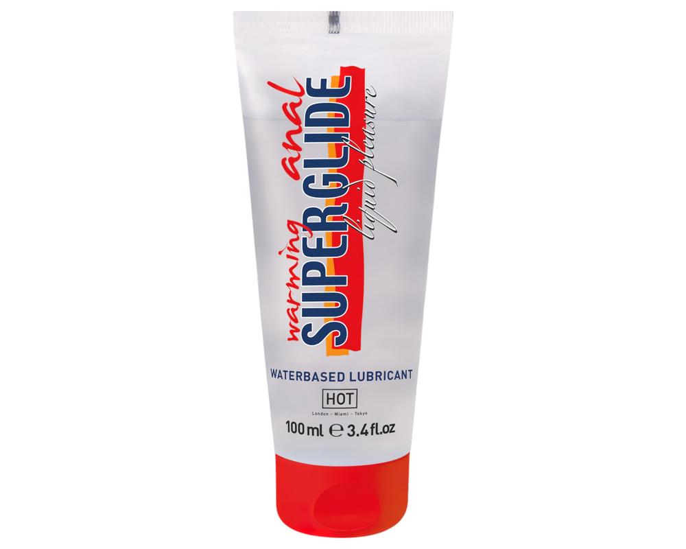  HOT Anal Superglide - melegítő hatású anál síkosító (100ml) akciós termékkép 1
