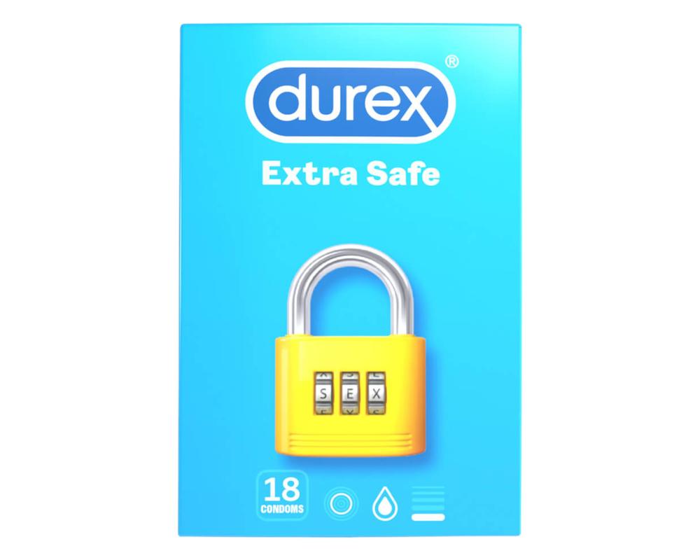 Durex Extra Safe - biztonságos óvszer (18db)