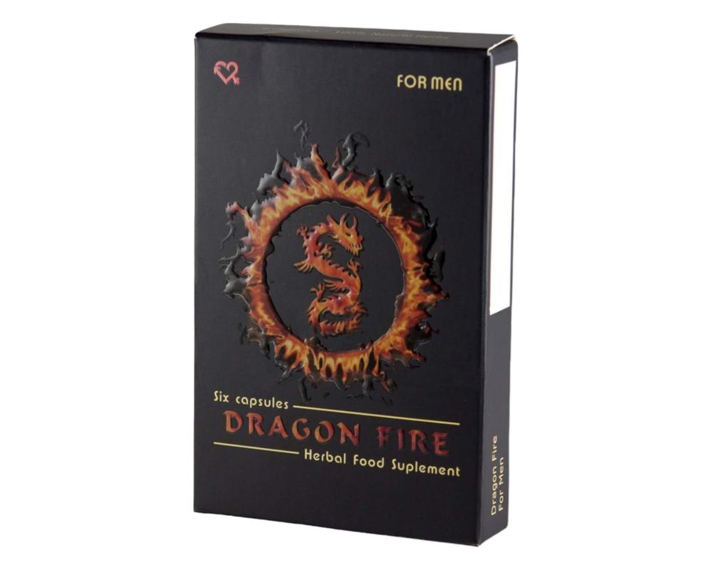 Dragon Fire - étrend-kiegészítő kapszula férfiaknak (6db)