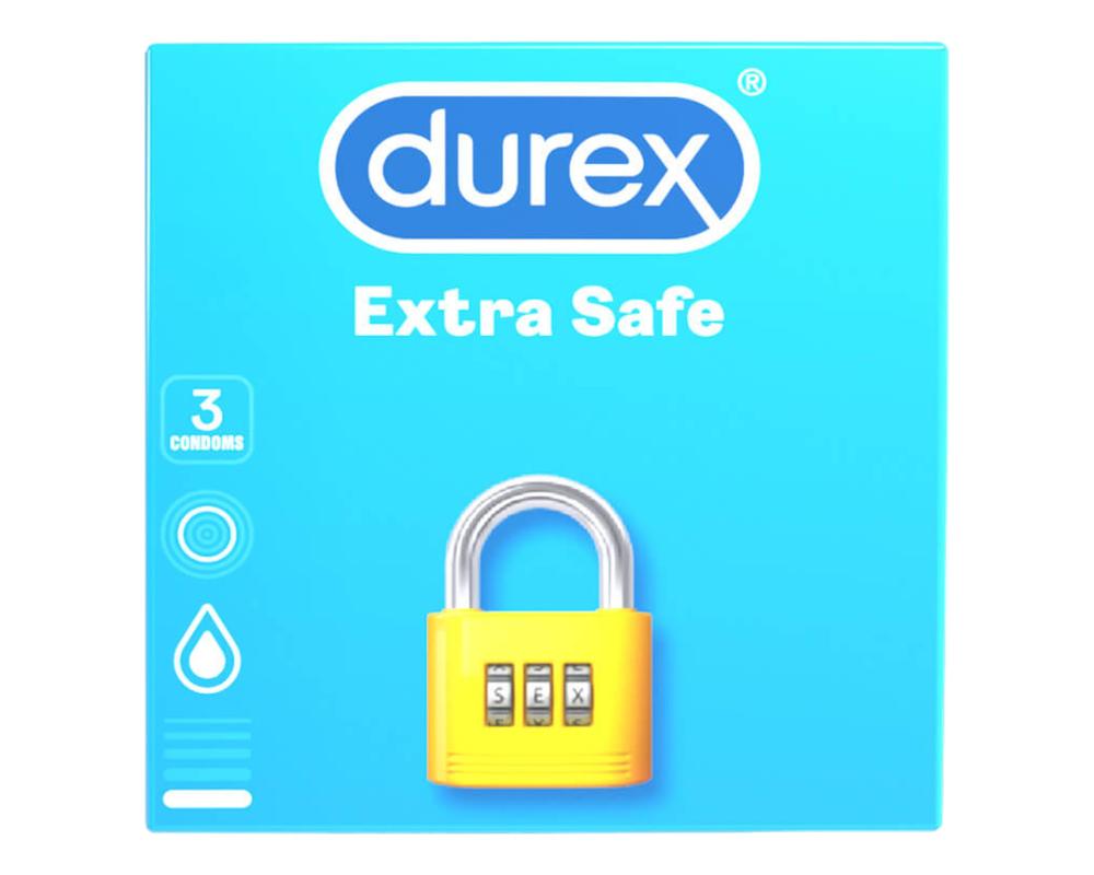 Durex extra safe - biztonságos óvszer (3db)