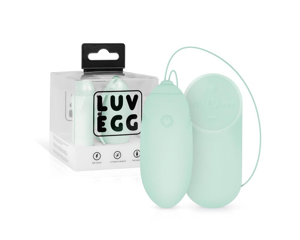  LUV EGG - akkus, rádiós vibrációs tojás (zöld) akciós termékkép 1