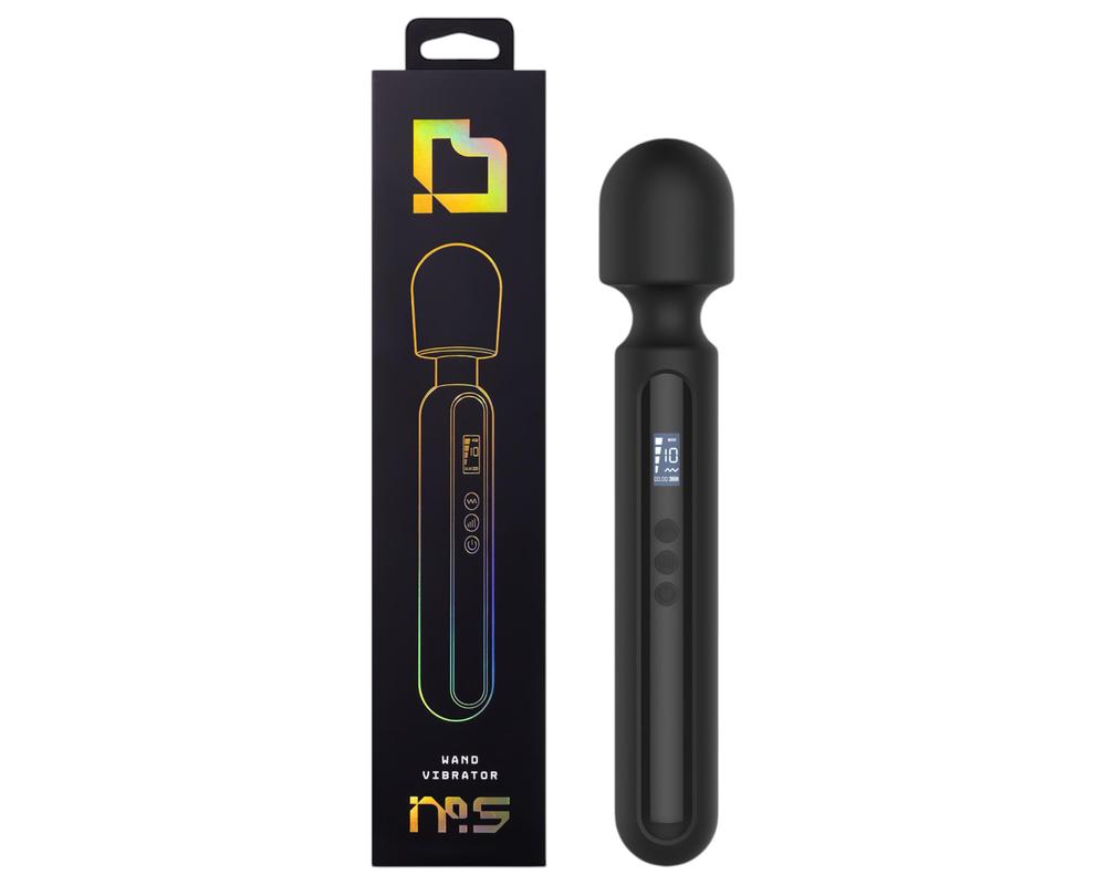  BLAQ - digitális masszírozó vibrátor (fekete) akciós termékkép 1